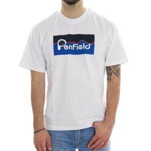 T-SHIRT LOGO PENFIELD BIANCO